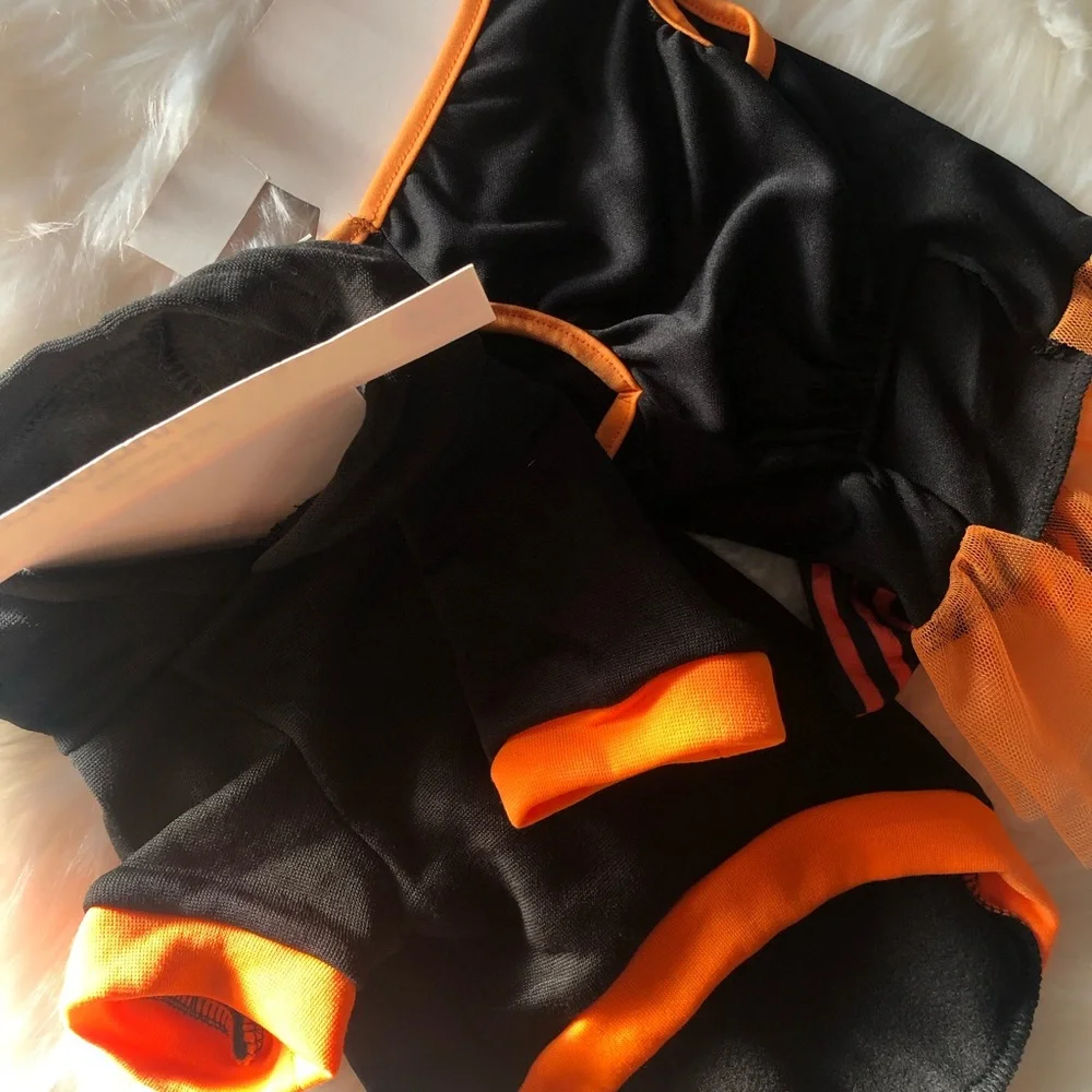2 CAT OR DOG HALLOWEEN OUTFITS HOODIE AND TUTU ADORABLE